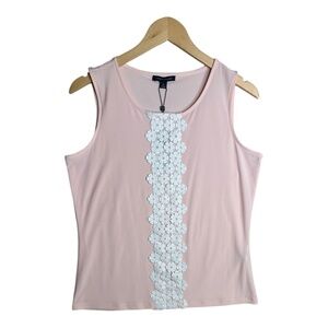 Tommy Hilfiger Pink Sleeveless Blouse Size Medium‎ NWT